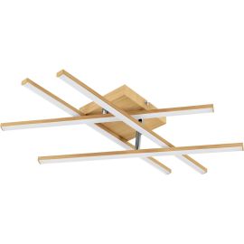 PLAFONNIER LED MARRON CLAIR LASANA 4 EGLO