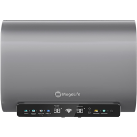 CHAUFFE-EAU ÉLECTRIQUE HORIZONTAL SLIM SILVER WIFI 60 L MEGALIFE