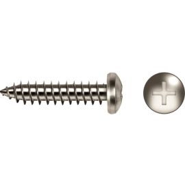 BLISTER DE 5 VIS À TÔLE TÊTE BOMBÉE PHILIPS ACIER INOXYDABLE 5,5 X 32 MM