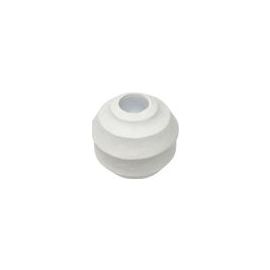 BOUGEOIR ROND EN POLYRÉSINE POUR BOUGIE CIERGE 7X7X6.5 CM