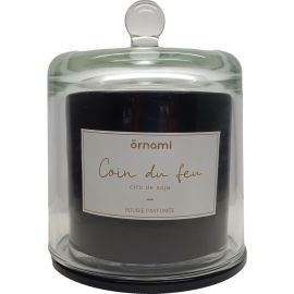 BOUGIE CLOCHE PARFUMÉE 190GR COIN DU FEU 10.7X14 CM