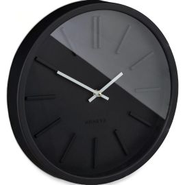 HORLOGE KARL EN PLASTIQUE NOIR 35.5X4.8 CM