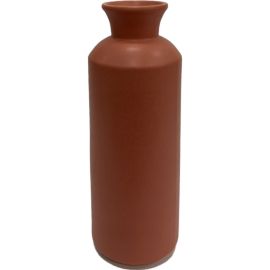VASE CÉRAMIQUE 27X8 CM TERRACOTTA