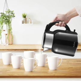 BOUILLOIRE ÉLECTRIQUE THERMO PROTECT GRANDE CAPACITÉ NOIRE 1,9 LITRE 1650 WATTS TEFAL
