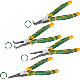JEU DE 4 PINCES À CIRCLIPS JADEVER