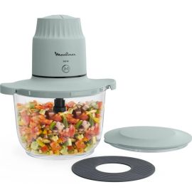 HACHOIR ÉLECTRIQUE MULTIFONCTION 3 EN 1 500 WATTS BOL EN VERRE 2 LITRES MOULINEX CHOPPEO