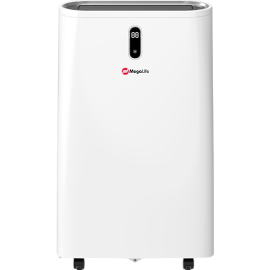 CLIMATISEUR MOBILE RÉVERSIBLE 16000 BTU AVEC TÉLÉCOMMANDE ET ROULETTES MEGALIFE