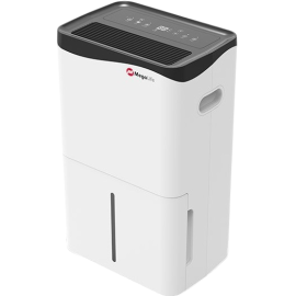 DÉSHUMIDIFICATEUR ÉLECTRIQUE 50 LITRES PAR JOUR R290 BLANC MEGALIFE AVEC MINUTERIE ET MODE SILENCIEUX