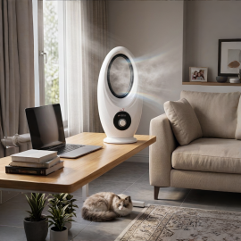 VENTILATEUR ÉLECTRIQUE SILENCIEUX ÉCONOMIQUE HAUTE EFFICACITÉ SÉCURISÉ 55 WATTS GENERAL