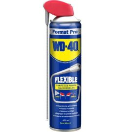 SPRAY MULTIFONCTION FLEXIBLE WD-40 600 ML AVEC TUBE PLIABLE 18 CM