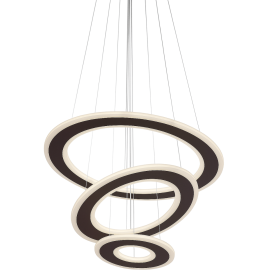 SUSPENSION LUMINAIRE LED INTÉGRÉ COULEUR MARRON