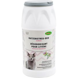DÉSODORISANT POUR LITIÈRE PARFUM CHÈVREFEUILLE POUR CHAT 425 G BUBIMEX