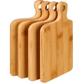 SET DE 4 PLANCHES À DÉCOUPER EN BAMBOU