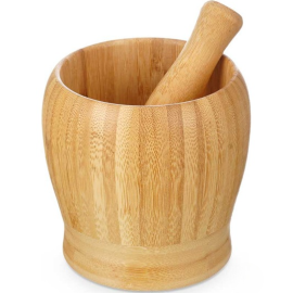 MORTIER EN BAMBOU AVEC PILON 250 ML