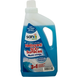 NETTOYANT SOLS PARFUM FRAÎCHEUR 1 LITRE MULTI USAGES DÉSINFECTANT DÉSODORISANT ANTIBACTÉRIEN