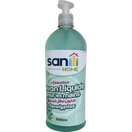 SAVON LIQUIDE POUR LES MAINS EUCALYPTUS 1 LITRE SANILI HOME PH NEUTRE ANTIBACTÉRIEN