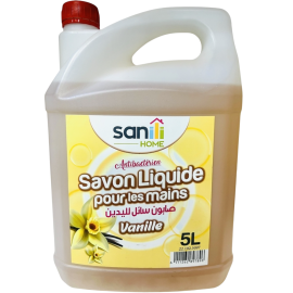 SAVON LIQUIDE POUR LES MAINS PARFUM VANILLE 5 LITRES PH NEUTRE ANTIBACTÉRIEN