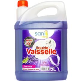 LIQUIDE VAISSELLE LAVANDE 5 LITRES NETTOYANT DÉGRAISSANT PARFUMÉ