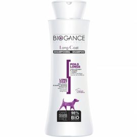 SHAMPOING POUR CHIENS POILS LONGS 250 ML À L’HUILE DE JOJOBA ET PLANTES NATURELLES