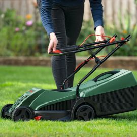 TONDEUSE À GAZON ÉLECTRIQUE 1200 W LARGEUR DE COUPE 32 CM BOSCH EASY ROTAK 32-205