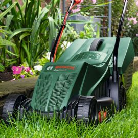 TONDEUSE À GAZON ÉLECTRIQUE 1400 W LARGEUR DE COUPE 37 CM BOSCH UNIVERSAL ROTAK 37-555