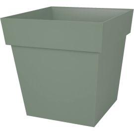 POT CARRÉ EN POLYPROPYLÈNE TOSCANE 39 CM 38 L VERT LAURIER EDA