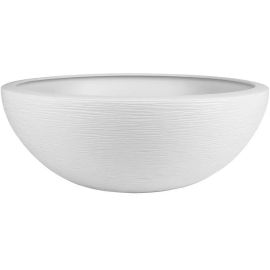 VASQUE RONDE EN POLYPROPYLÈNE GRAPHIT UP 60 CM BLANC CÉRUSÉ 39 L EDA