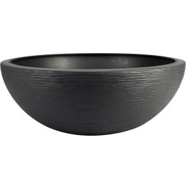 VASQUE RONDE EN POLYPROPYLÈNE GRAPHIT UP 60 CM ANTHRACITE 39 L EDA