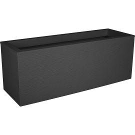 BALCONNIÈRE RECTANGULAIRE EN POLYPROPYLÈNE GRAPHIT UP 59 CM ANTHRACITE 25 L EDA