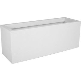 BALCONNIÈRE RECTANGULAIRE EN POLYPROPYLÈNE GRAPHIT UP 59 CM BLANC CÉRUSÉ 25 L EDA