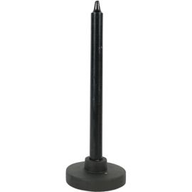 LOT DE 12 BOUGIES LONGUES TINY EN CIRE NOIRE 14 CM