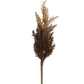 BRANCHE ARTIFICIELLE LED À PILES MARRON 90 CM ASTILBE DÉCORATIVE