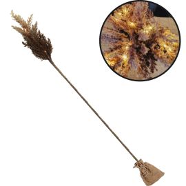 BRANCHE ARTIFICIELLE LED À PILES MARRON 90 CM ASTILBE DÉCORATIVE