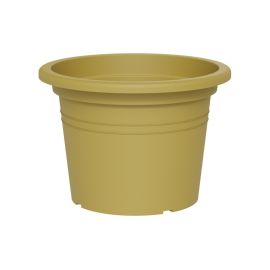 POT DE FLEURS ROND OCRE 20 CM TERA