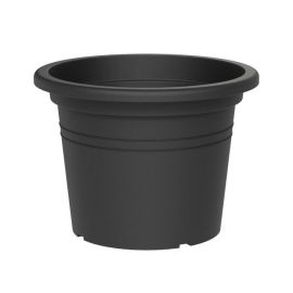 POT DE FLEURS ROND ANTHRACITE 30 CM TERA