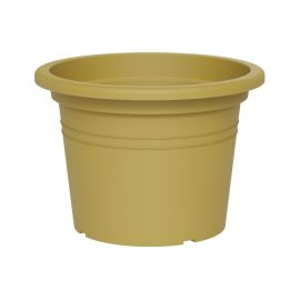 POT DE FLEURS ROND OCRE 30 CM TERA