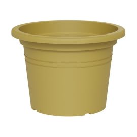 POT DE FLEUR ROND OCRE 40 CM TERA