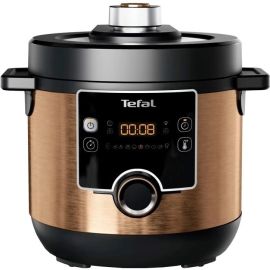 COCOTTE ÉLECTRIQUE MULTICUISEUR TEFAL TURBO CUISINE MAXI COPPERTINTO 7,6 L BRONZE