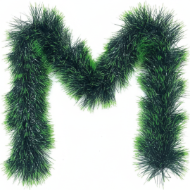 GUIRLANDE VERTE 200 CM EN POLYÉTHYLÈNE POUR DÉCORATION DE NOËL