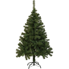 SAPIN DE NOËL ARTIFICIEL VERT 150 CM AVEC 375 BRANCHES ET PIED MÉTAL