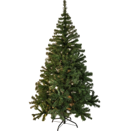 SAPIN DE NOËL ARTIFICIEL VERT 180 CM AVEC SUPPORT MÉTAL ET 519 BRANCHES RÉALISTIQUES