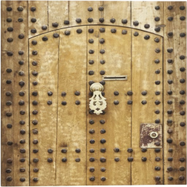 TABLEAU IMPRIMÉ PORTE SUR TOILE 30 CM X 30 CM