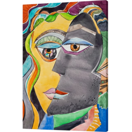 TABLEAU IMPRIMÉ PICASSO SUR TOILE ARTISTIQUE PREMIUM L40 X H60 CM