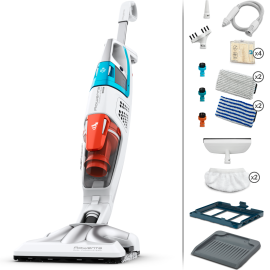 ASPIRATEUR BALAI NETTOYEUR VAPEUR 2 EN 1 CLEAN STEAM MULTI ROWENTA RY8544WH
