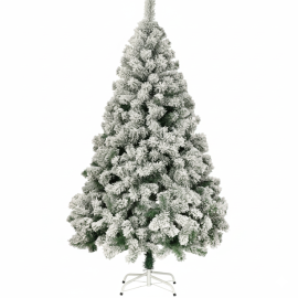 SAPIN DE NOËL LUXE ENNEIGÉ 1,80 M AVEC 600 BRANCHES