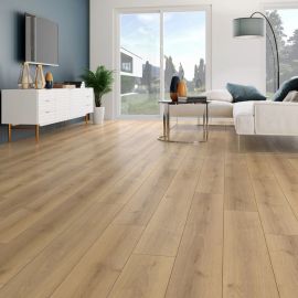 PARQUET STRATIFIÉ 8 MM CLASSE 32 AC4 CHÊNE CLAIR CLASSIC (1,85M²/PAQUET)