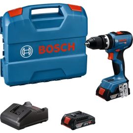 PERCEUSE VISSEUSE À PERCUSSION SANS FIL BOSCH GSB 18 V 65 NEWTON METRE AVEC DEUX BATTERIES 2 AMPÈRES HEURE