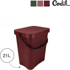 BAC AVEC COUVERCLE EN PLASTIQUE 21 L EASYTOGO 385X350X245 MM