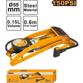 POMPE À AIR À PIED HAUTE PRESSION 120 PSI INGCO