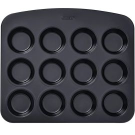 MOULE À MUFFINS 12 EMPREINTES ANTIADHÉSIF GLIDE PYREX